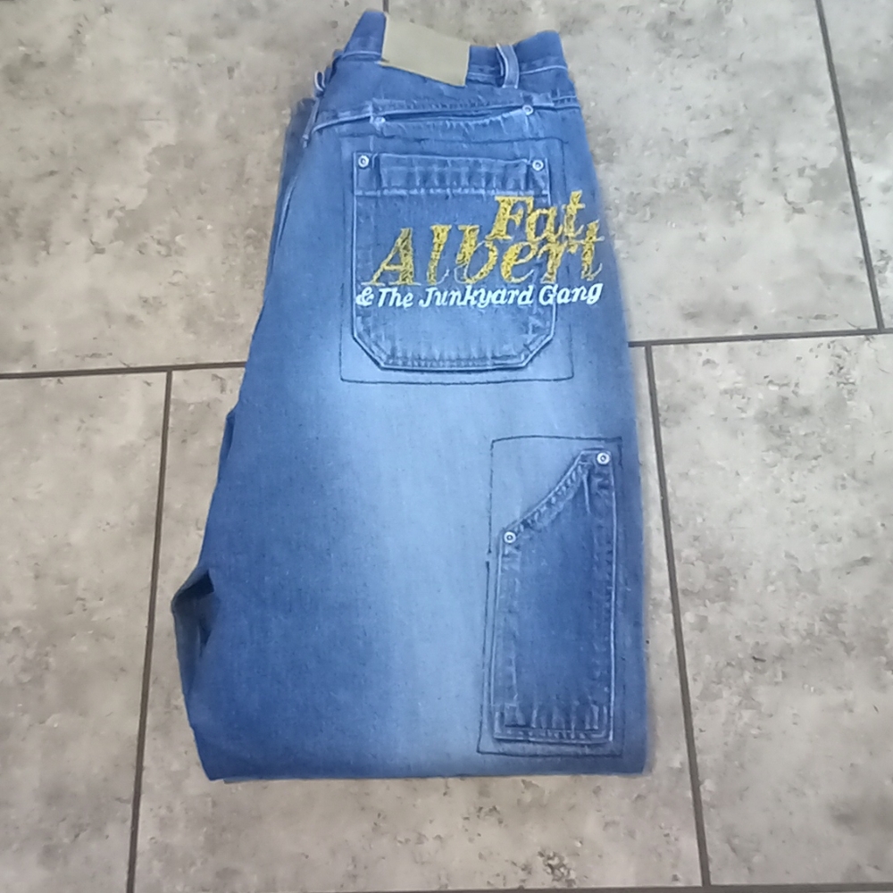 Fat Albert Vintage Fubu Platinum Jeans